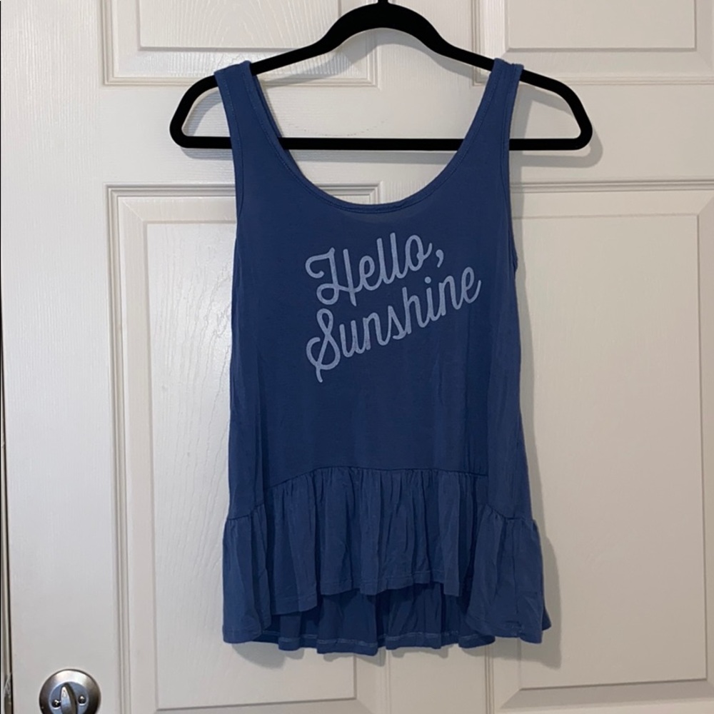 Flowy Hello Sunshine Tank Top